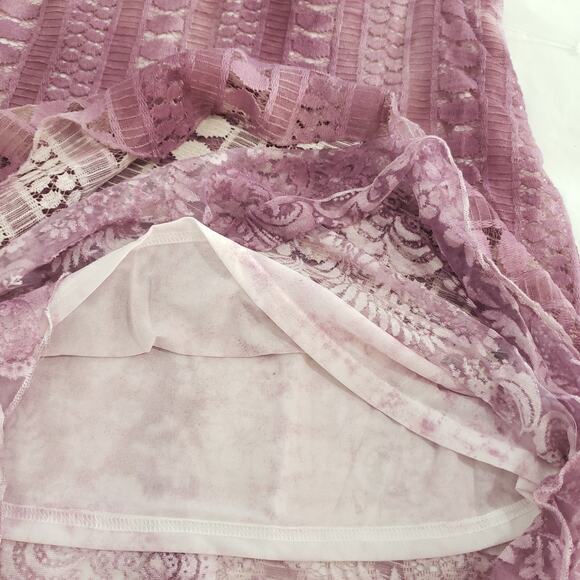 Indigo Thread SIZE XS Sleeveless Layered Purple Tunic Top Boho Festival Whimsy - Picture 12 of 15